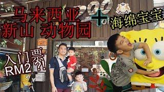 马来西亚新山动物园 亲子活动 入门票只需RM2 ?! ZOO JOHOR +PARADIGM MALL看海绵宝宝 （浚乐 频道）