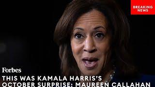 This Was Kamala Harris's October Surprise: Maureen Callahan