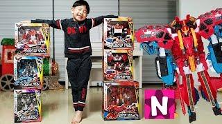 뉴욕이의 또봇V 변신 로봇 장난감 합체 놀이 뉴욕이랑 놀자 Tobot V Toys Robot Transformers NY Toys