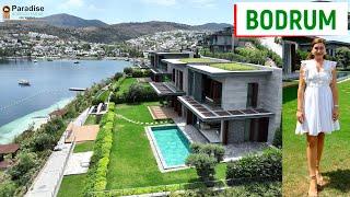 Bodrum Gündoğan Denize Sıfır Satılık ultra Lüks Villa, Yalı Konumunda Satılık Villa Bodrum