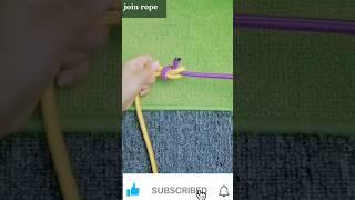 How to Join Two Ropes Together: Easy & Strong Knot Tutorial 🪢#jointworope #RopeKnots #knot