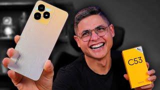 Esse é o Realme C53! UM CELULAR BOM E BARATO? Unboxing e Impressões