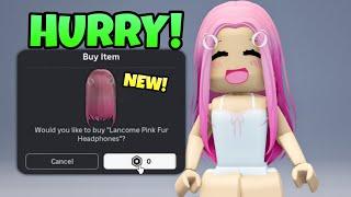 HURRY! FREE PINK HAIR ON ROBLOX NOW