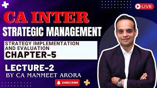 CA Inter || SM || Chapter -5 || L-2 || By CA Manmeet Arora