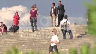 Leonardo DiCaprio and NEW GIRLFRIEND Toni Garrn at Versailles Castle