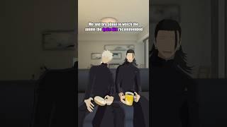 Gojo and Geto not going to school tomorrow fr  #vrchat #jjk #anime