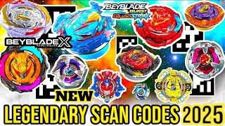 BEYBLADE BURST SCAN CODES LEGENDARY 2025 | BEYBLADE BURST APP NEW