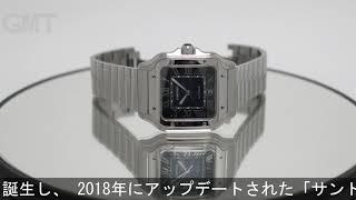 CARTIER サントス ドゥ カルティエ LM WSSA0013 ブルー