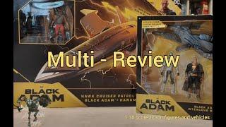 Black Adam Hawk Patrol, + Intergalactic mercenary set. So much wasted opportunity with these