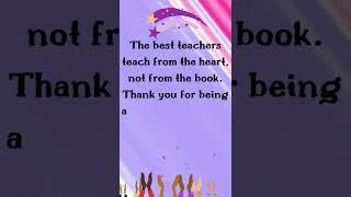 Happy Teachers' Day | Thank you, Teachers!