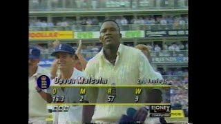 DEVON MALCOLM 9-57 ENGLAND v SOUTH AFRICA 3rd TEST MATCH DAY 3 THE OVAL AUGUST 20 1994