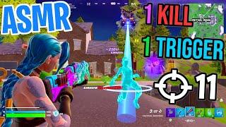 ASMR Gaming  Fortnite 1 Kill = 1 Trigger Relaxing Mouth Sounds  Controller Sounds + Whispering 