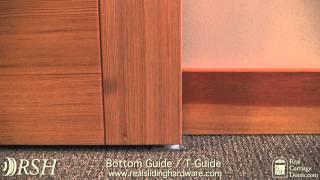 Barn Door Accessories: T-Guide | Demonstration