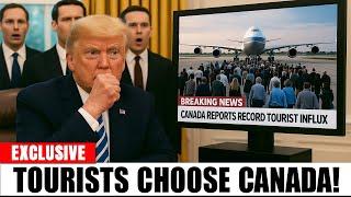 U.S Tourism Collapses– Canada Welcomes Record Flow of Visitors From Europe, Asia