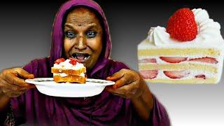 Tribal People Try Shortcake For The First Time