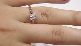 Round Cut Solitaire Engagement Ring DR071