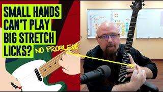 Big Stretch Guitar Licks For Small Hand Players