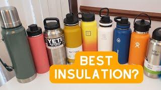 Which Water Bottle has the Best Insulation?