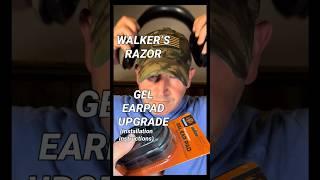 Walker’s Razor Gel Ear-pad Upgrade, how to install #walkers #hearingprotection #shorts