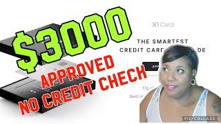 Check Out My Unboxing Of The X1 Credit Card Approved For $3000 With No Credit Check!