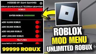 ️MOD MENU!️ Roblox Mod Apk v2 627 454   Unlimited Robux & Speed Fly Jump Hack 2024 !