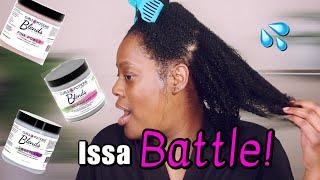 Battle of Curls & Potions Blends Deep Conditioners on Type 4 Natural Hair