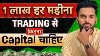 Capital required to make 1 lakh a month || Swing Trading