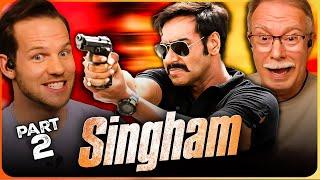 SINGHAM Movie Reaction Part 2/3 | Ajay Devgan | Prakash Raj | Kajal Aggarwal