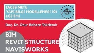 Öğrenciler ve yeni başlayanlar için "BIM 101 Egitimi" | Revit | Navisworks | Altyapıda BIM