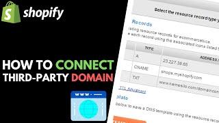 Shopify: How to Manually Connect a Third-Party Domain // NameSilo Domain Registrar