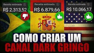 COMO CRIAR UM CANAL DARK GRINGO NO YOUTUBE EM 2024 (PASSO A PASSO COMPLETO)!