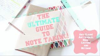 How to: Take the BEST Notes! + Study Tips!