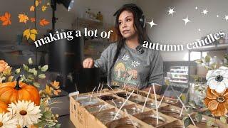 Cozy Fall Candle-Making  | studio VLOG