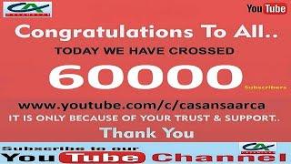 CA Sansaar 60K Subscribers - Thank you all for your Continue Support #shorts