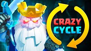 MY NEW MAIN CYCLE DECK IS DOMINATING CLASH ROYALE!