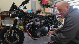 2022 Triumph Speed Twin - Quickshifter Install