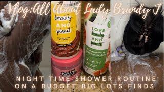 All About Lady Brandy J | Night Time Shower Routine On A Budget Lots From Finds #targetfinds