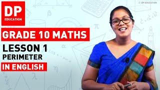 Lesson 1. Perimeter |  Maths Session for Grade 10 #DPEducation #Grade10Maths #perimeter