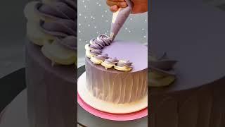 beautiful flower making on cake #cake #viral #shorts