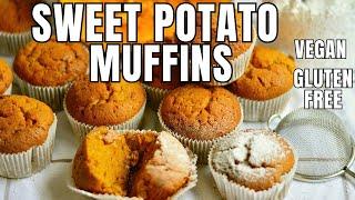 SWEET POTATO MUFFINS | EASY RECIPE (GLUTEN FREE)