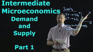 Intermediate Microeconomics: Supply and Demand, Part 1