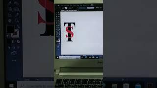 TS letter logo design in adobe illustrator || #shorts #graphicdesign #logodesign #letterlogo #tslogo