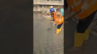 Concrete Levelling #construction #civilengineering #slab