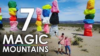 Seven Magic Mountains Las Vegas Art Project — Drone Video