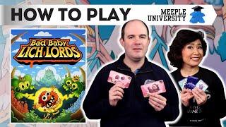 Bad Baby Lich Lords️- How to Play Board Game