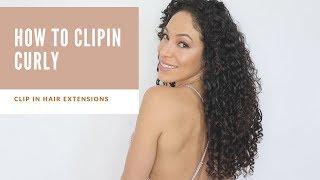 How To Clip In Curly Clip In Hair Extensions