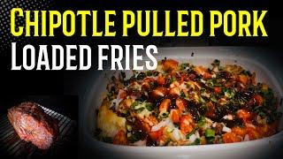 Pulled pork loaded fries, a bloody delicious shared meal