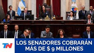 SUBA DE SUELDOS I Luego de un aumento automático los senadores cobrarán más de $ 9 millones