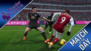 Premier League Match of the Day | Matchday 21 | PES 2021 | Arsenal vs Manchester United