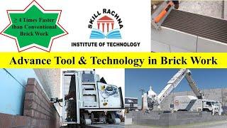 Amazing Brick Work Construction Technology // Advance Tool & Technology in Brick Masonry